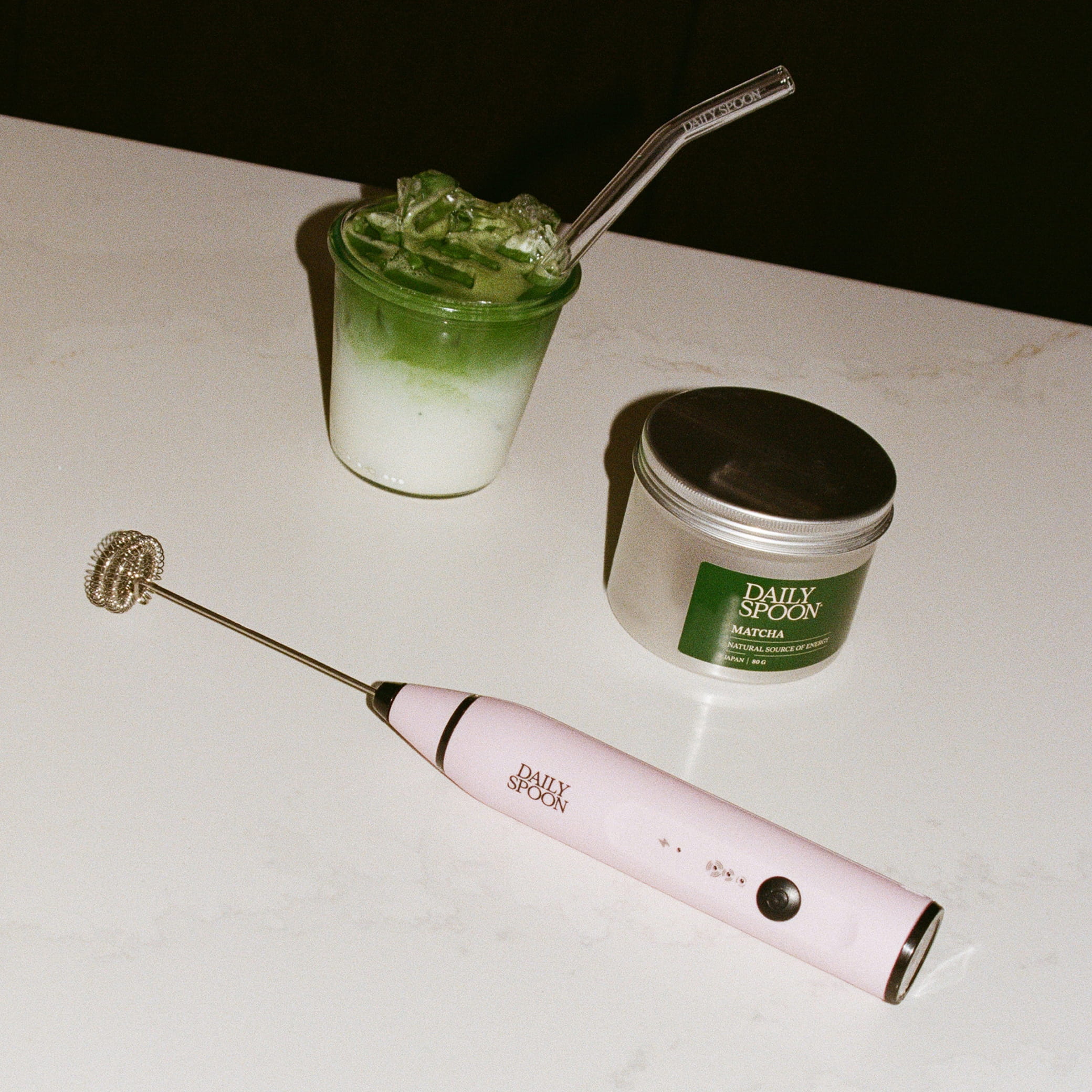 Klasikinė matcha su supermaisto plakikliu