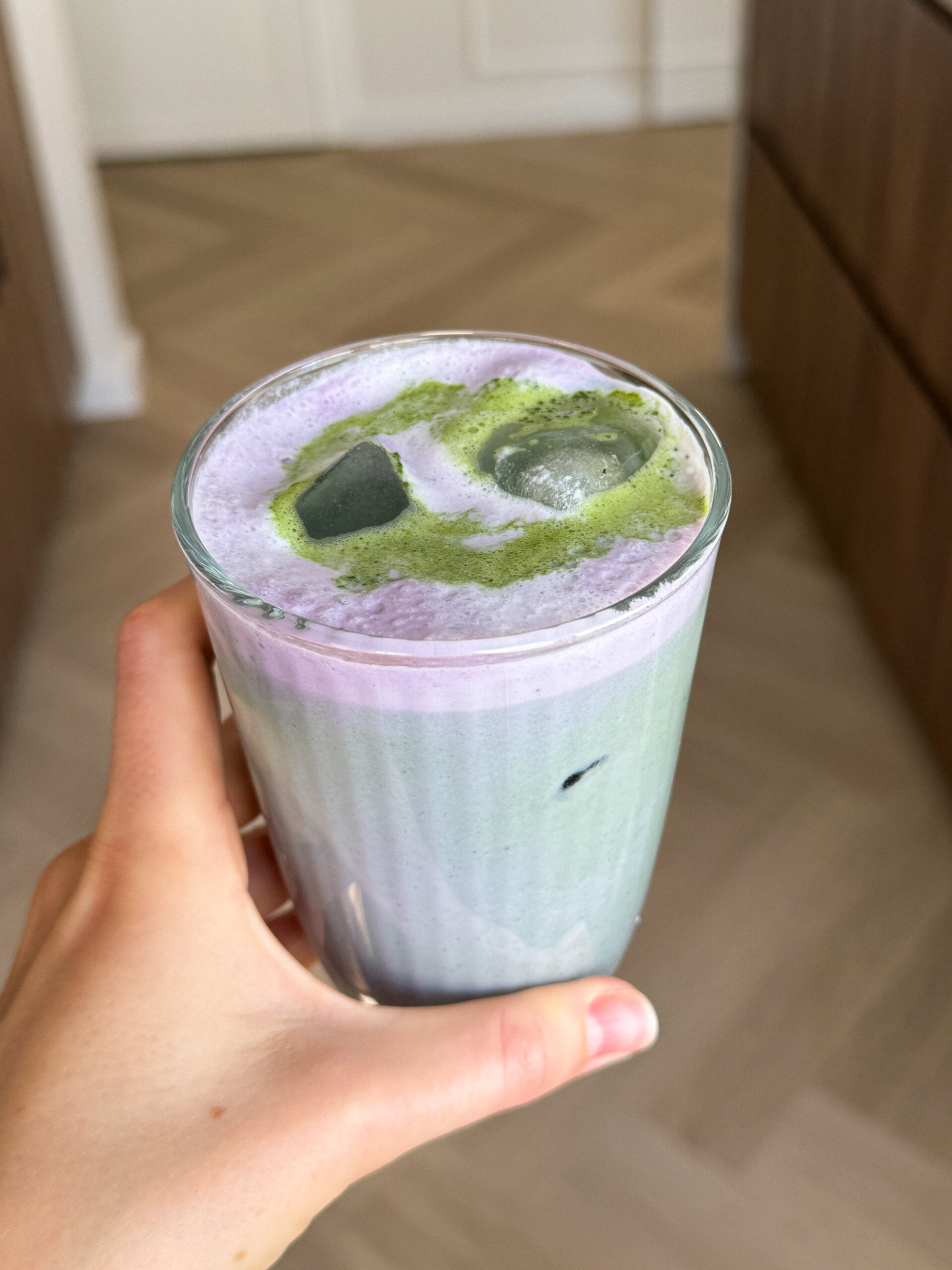 Mėlynių matcha