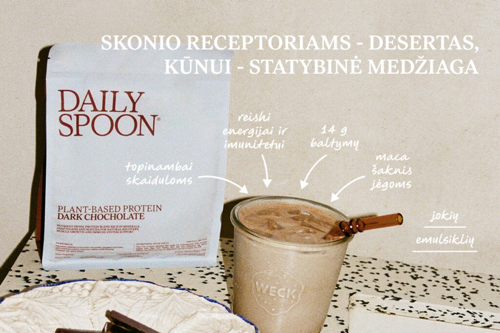 Geriausias proteinas moterims miltelių pavidalu – „Daily Spoon“ augaliniai baltymai
