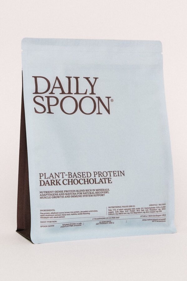 Dark chocolate protein