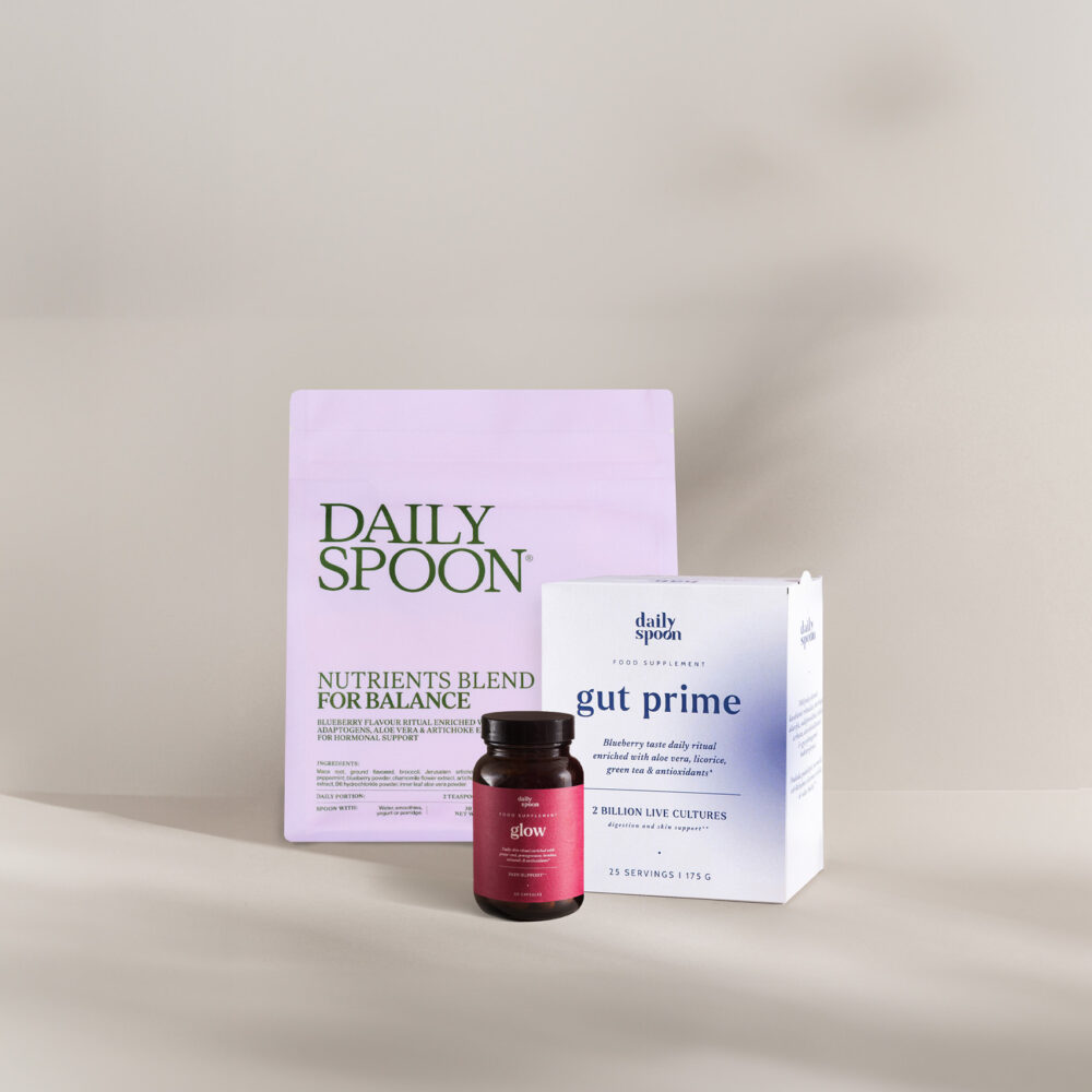 Hormoninė aknė - gut prime, glow, balansui