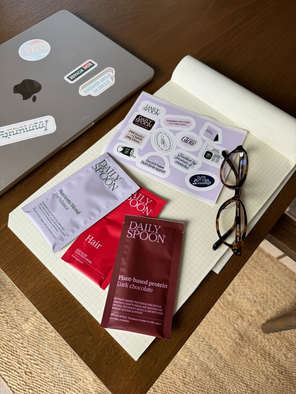 Bundle of three testers and stickers