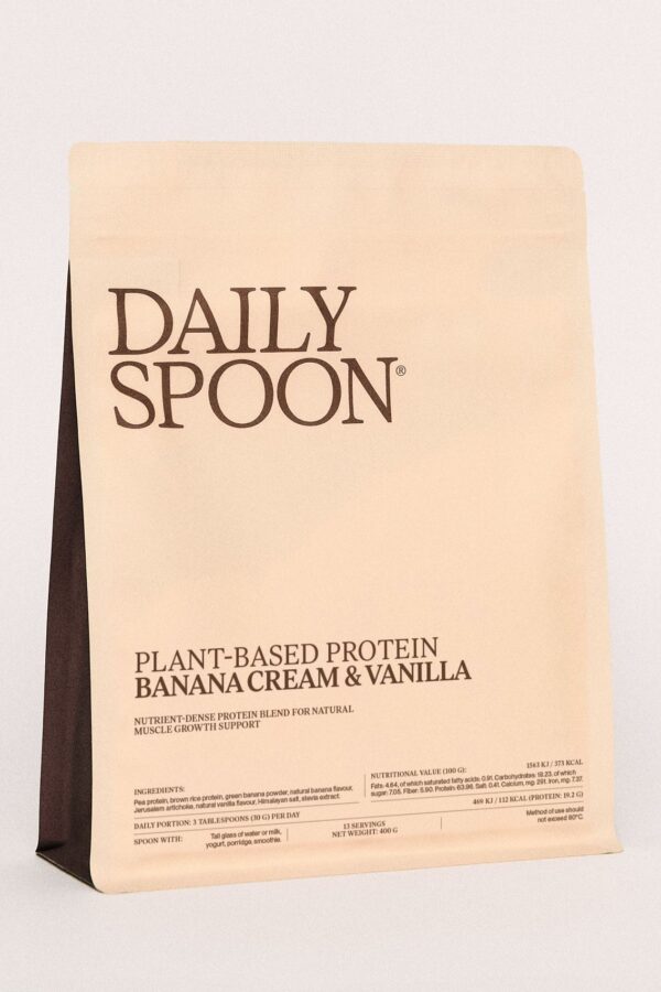 Bananų ir vanilės baltymai