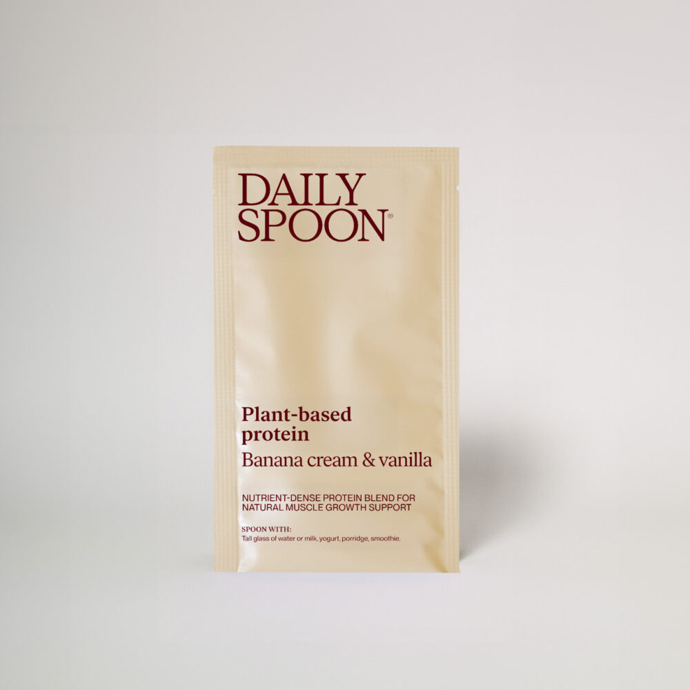 Banana & vanilla protein tester