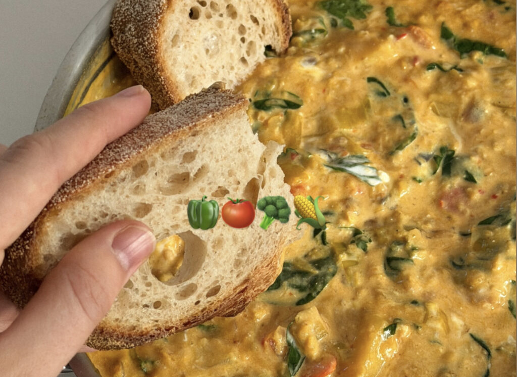 Kreminis kario troškinys su lęšiais ir daržovėmis