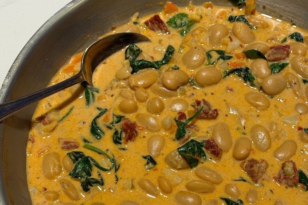 Sviestinės pupelės toskanos padaže