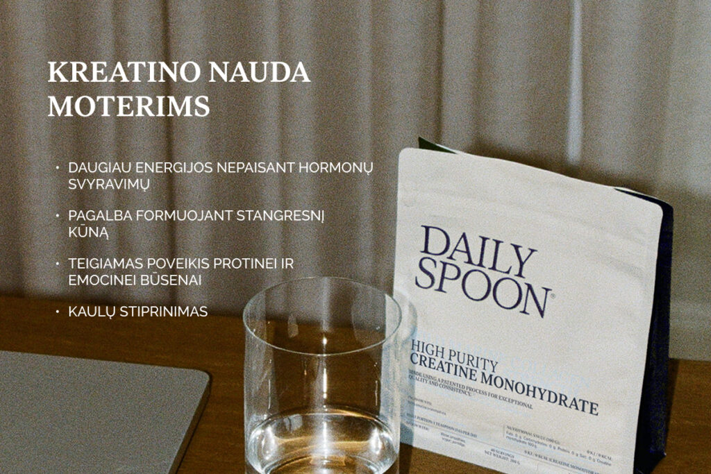 Kreatino nauda moterims